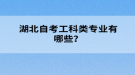 湖北自考工科類專業(yè)有哪些？