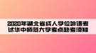 2020年湖北省成人學位外語考試華中師范大學考點赴考須知