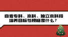 自考專科、本科、獨(dú)立本科段培養(yǎng)目標(biāo)與規(guī)格是什么？