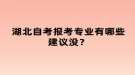 湖北自考報考專業(yè)有哪些建議沒？