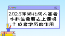 2023年湖北成人高考本科生需要去上課嗎？成考學(xué)歷的作用