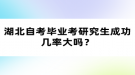 湖北自考畢業(yè)考研究生成功幾率大嗎？