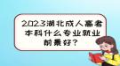 2023湖北成人高考本科什么專業(yè)就業(yè)前景好？